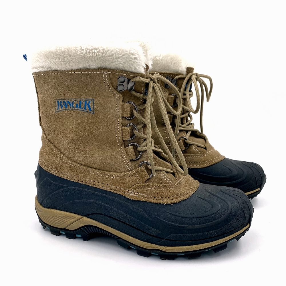 RANGER Champney Suede Duck Snow Boot Sz 6/7